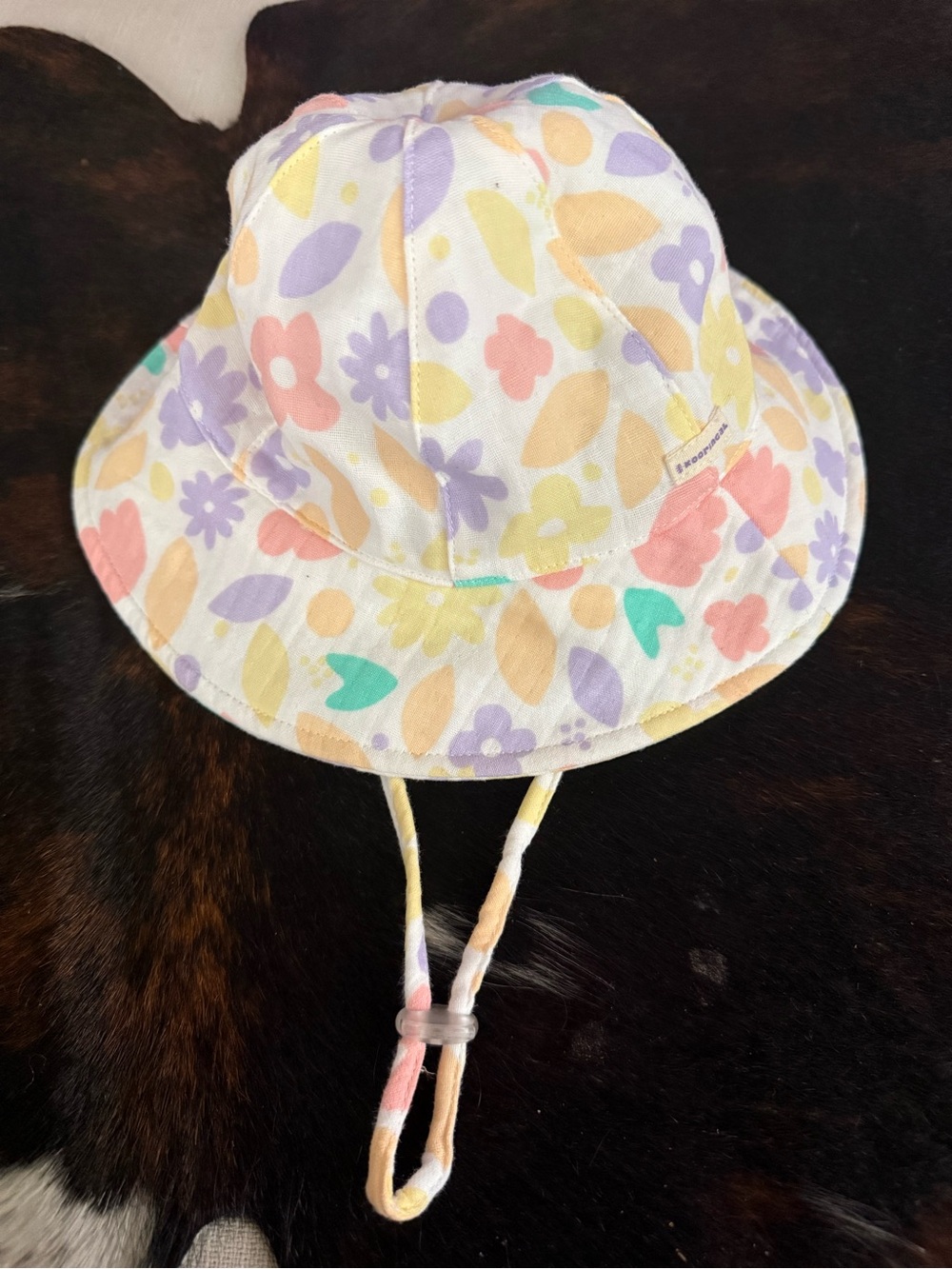 Kids Floral Bucket Hat - Pastel Multi Color